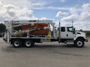 Rock Truck Chute Storage